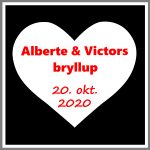 Save the date kort bryllup til bryllup, konfirmation, barnedåb, fest, magnetskilt