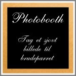 Photobooth skilt fest bryllup