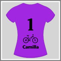 Tryk på tøj t-shirt lille vinder cykelløb kvinde